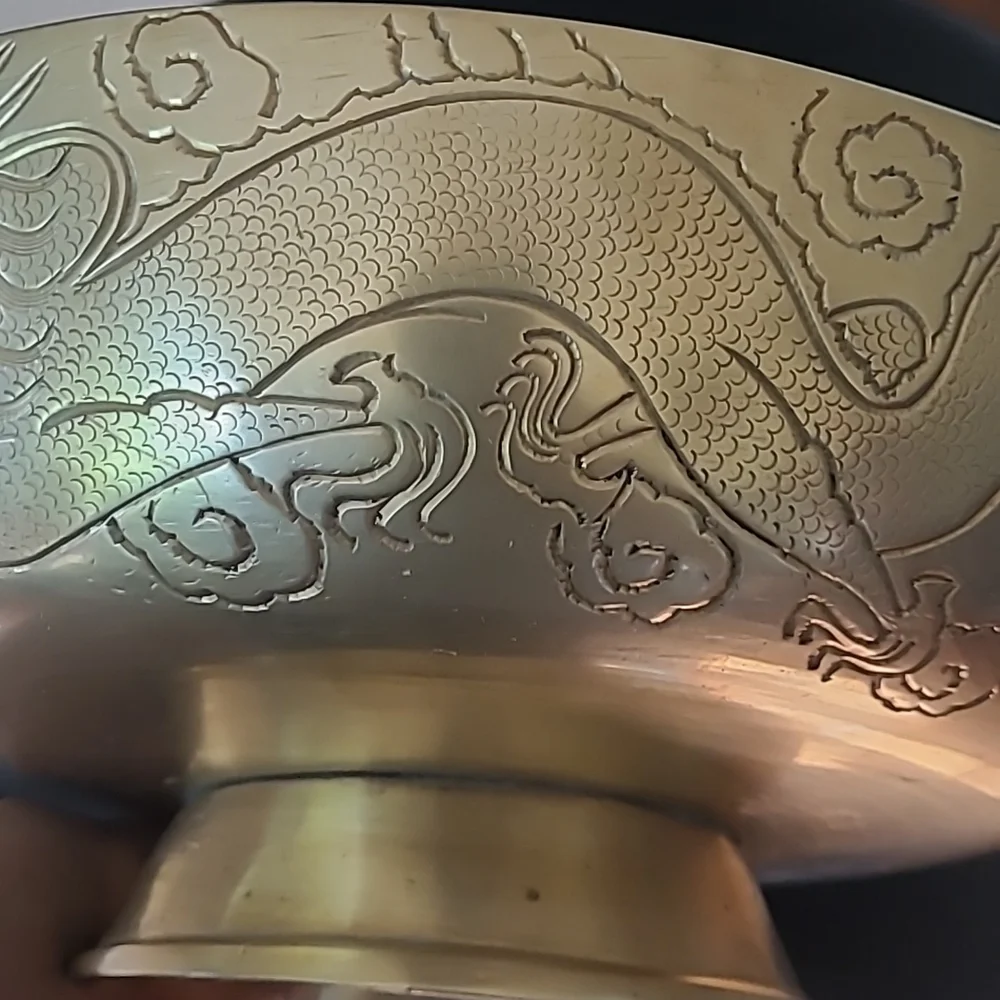 🐉Asian Dragon Heavy Brass Bowl